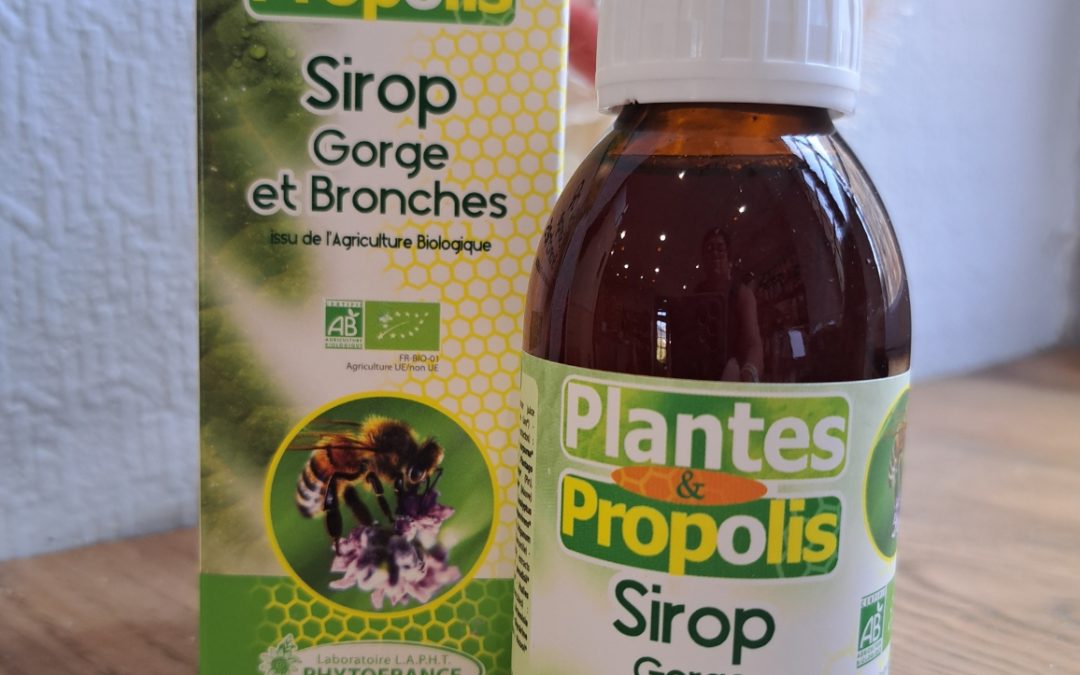 Sirop gorge et bronches BIO à la propolis